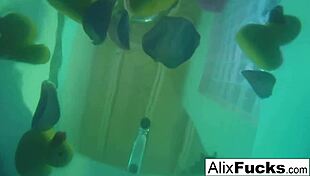 Alix and Jenna's Underwater Lesbian Fucking