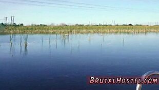 hardcore euro gangbang dominates teen's first anal with youthful group banging