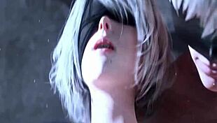 Compilation Of Yorha 2B In 3D Fantasy Scenes