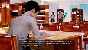 Hentai Brunette With Big Tits And Ass Gets Fucked In Academy 177