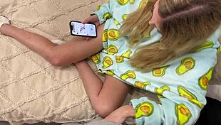 i watch ms avocado tease mr shorts with a handjob