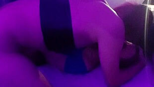 Blonde In Outfit Performs Deepthroat