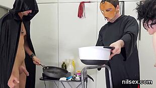 Feisty nympho brought in for anal therapy