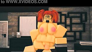 Nerdy Ginger Slut Moans During Bedroom Fuck