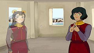 Four elements trainer book 4 love part 62 features sloopy korra in a dating scene