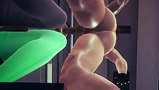 Yaoi Femboy Midori Gets Blowjob and Anal on Train Uncensored