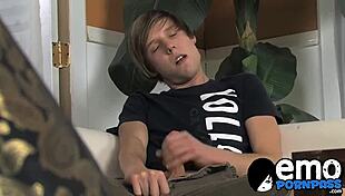 super hot twinks sharing in bedroom