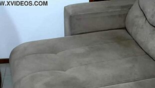 She gently lets him fuck her tight ass with his big cock.