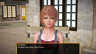 Blonde Hentai Girl Exposes Big Ass!