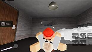 Banged roblox whore on the floor in doggystyle 😈