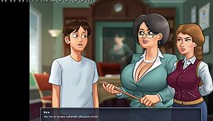 Hey, check out my friend Judith's big tits in Summertime Saga!