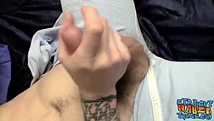 Naughty Blinx Spanks His Hairy Cock