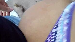 I relax on the beach in Mar Grande.