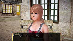 Blonde Hentai Girl Exposes Big Ass!