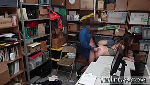 the adorable teen got apprehended by police and joined a hardcore threesome