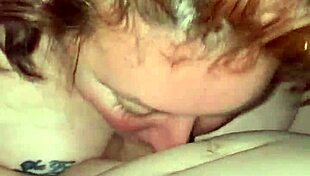 Big beautiful woman gives blow job