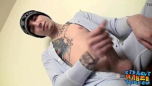 Naughty Blinx Spanks His Hairy Cock