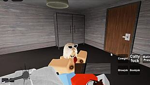 Banged roblox whore on the floor in doggystyle 😈