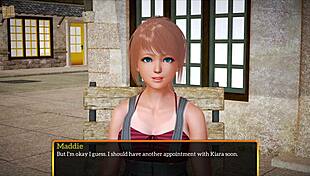 Blonde Hentai Girl Exposes Big Ass!