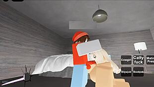 Banged roblox whore on the floor in doggystyle 😈