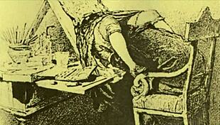 is this vintage illustration from antique comic?