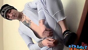 Naughty Blinx Spanks His Hairy Cock