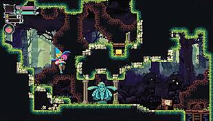 In flip witch pixel game ep 2, the big monster girl uses huge sextoy.