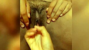 russian samarah poses in black outfit