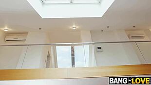 paola gets a hard creampie in missionary with big tits