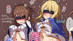 Hentai Futanari Jerk Off Instructions with Fap Beat