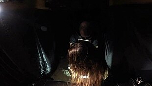 Britney Madison fucks hardcore in the van.