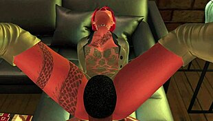 Unreal! Dutch redhead takes on a monster black cock in wild 3D cartoon action!