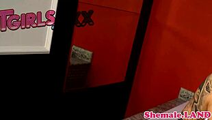 Bathing Shemale Jerks Off Solo In The Tub!