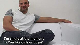 Czech Gay Casting! Erik Sucks and Fucks Hard