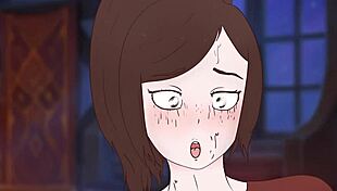 Fake tarot girl fucks magician in hentai cartoon!