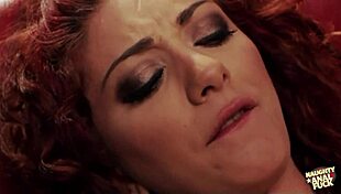 Slutty Redhead Picked Up at Club Gets Both Holes Fucked