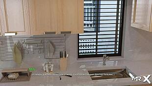 Deep kiss with lovely nurse in hospital