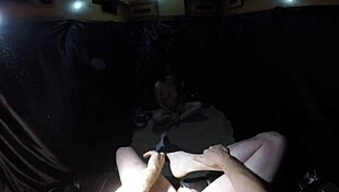 Britney Madison fucks hardcore in the van.