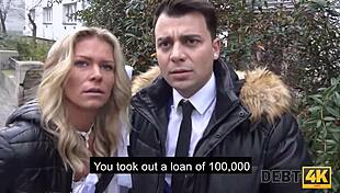 Debt4k Traps Teen in Web for Debt with Hairless Seduction