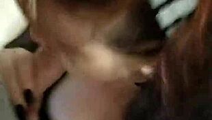 Quick blowjob before work turns into intense swallowing session