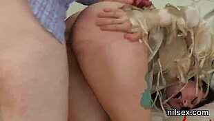 Wacky Chick Taken in Ass Hole Asylum for Awkward Therapy!