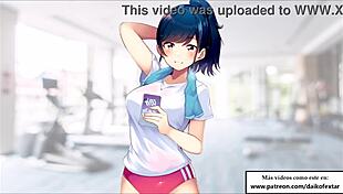 Discover new masturbation ways in this gym roleplay with jerk off instructions.