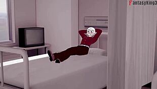 Akeno fucks Rias in this hentai madness.