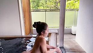 at akiu onsen, the hot asses are warmed by the steaming water, so inviting 😏