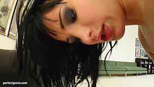 Sandy black endures hard anal fucking in ass traffic scene with black hardcore action