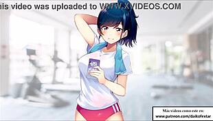 Discover new masturbation ways in this gym roleplay with jerk off instructions.