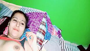 she's got big tits and hairy pussy, i licked her muff and she gave me a handjob