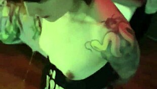 Beautiful Bondaged Tattooed Girlfriend Sandraxo1 Gives Blowjob to Amateur