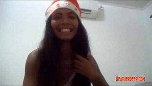 Thai Teen Heather Deep Intense Deepthroat And Throatpie On Christmas Hd Video