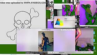 Watch me fuck this twink bareback on the desk webcam